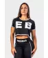 Tricou crop top GAME ON 610 BLACK Nebbia