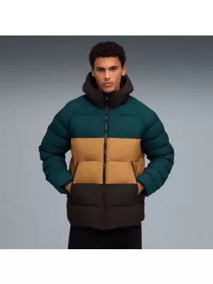 Jachetă pentru bărbați PUMA MONO HOODED JACKET 688367-75 VERDE