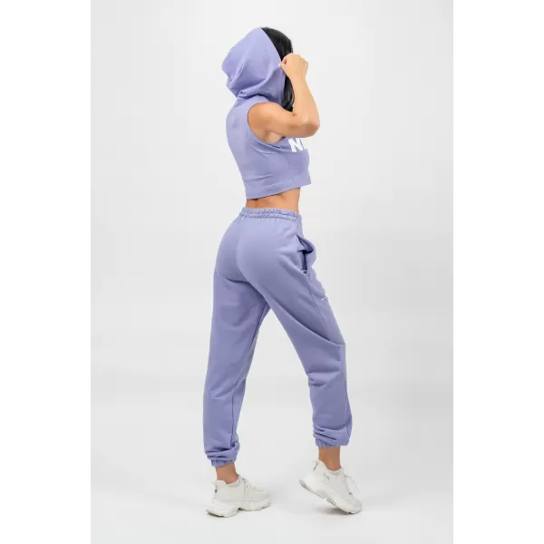 Pantaloni de trening sport largi GYM TIME 281 LIGHT PURPLE Nebbia 