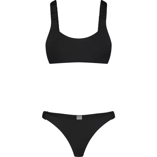  Bikini pentru femei - partea de sus NORDBLANC NBSSS8209 NEGRU 