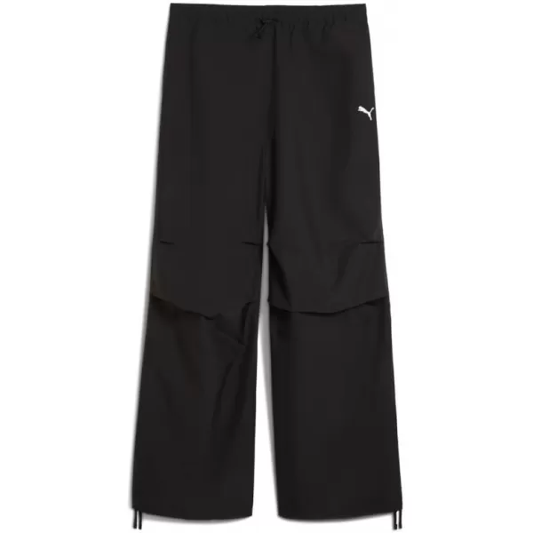  Pantalonii pentru doamne PUMA WARDROBE ESS PARACHUTE WOVEN PANTS OP 632044-01 NEGRU 