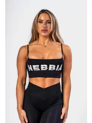 Sutien bandeau BACK CHECK 612 BLACK Nebbia