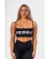 Sutien bandeau BACK CHECK 612 BLACK Nebbia