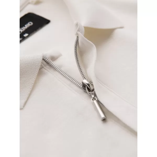  Tricou pentru bărbați OMBRE OM-POSS-0148 ALB 