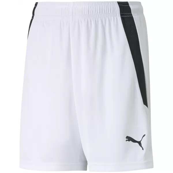  Pantaloni scurţi PUMA TEAMLIGA SHORTS JR 704931_02 LIMONADĂ ALBASTRĂ ELECTRICĂ 