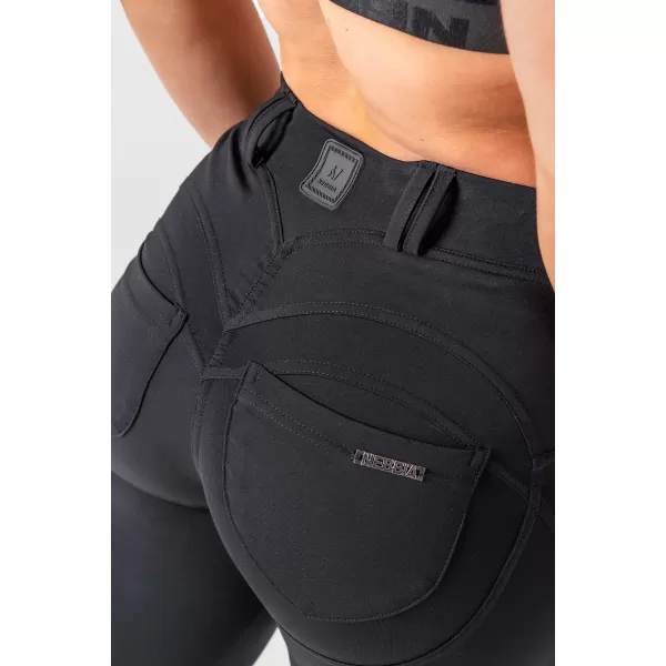  Leggings Bubble Butt 2.0 MAXIMUM PUSH-UP 306 NEGRU Nebbia 