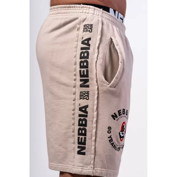  Pantaloni scurti de trening spalati LEGEND 786 LIGHT GREY Nebbia 