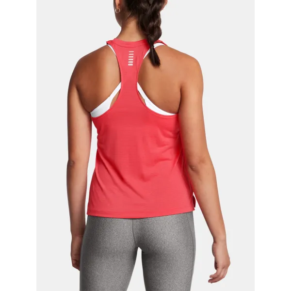  Maieu de damă UNDER ARMOUR LAUNCH SINGLET 1382436-713 ROŞU 