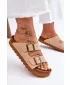 Papuci dama BIG STAR LL274745 BEJ Pantofi Big Star