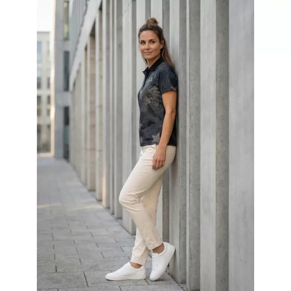  Tricou funcțional pentru femei cu guler premium ALTISPORT VOJ/ALW111TR05 STELE 