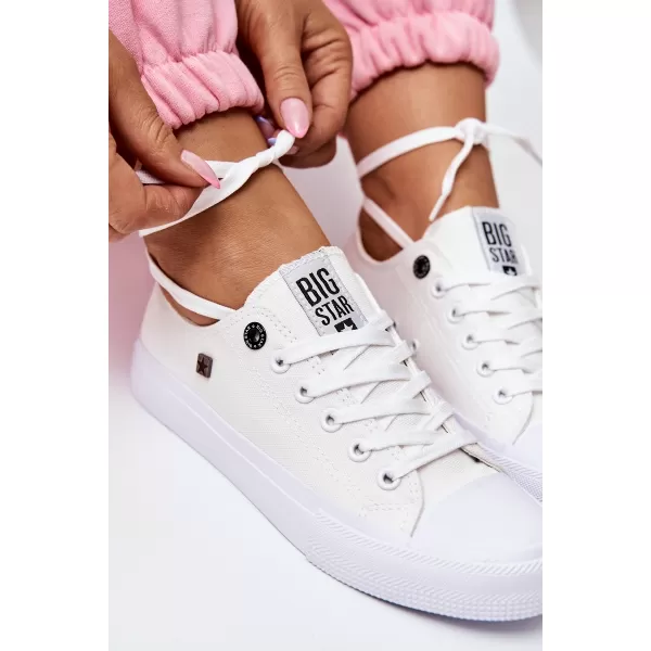  Adidași de damă BIG STAR AA274010 WHITE Pantofi Big Star 