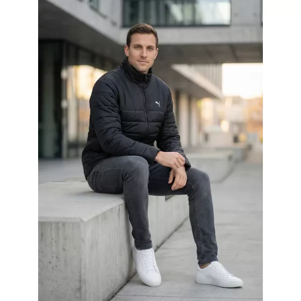  Jachetă pentru bărbați PUMA ESS PADDED JACKET 685210-01 NEGRU 