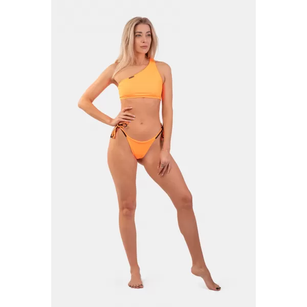  Top de Bikini Bandeau Portocaliu cu Un Umăr - Top 449 ORANGE Nebbia 