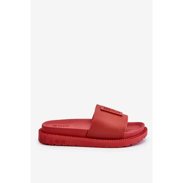  Papuci dama BIG STAR LL274430 RED Pantofi Big Star 
