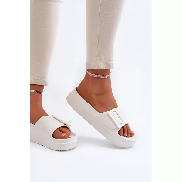  Papuci dama BIG STAR NN274A661 WHITE Pantofi Big Star 