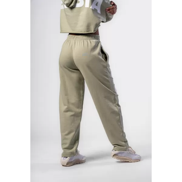  Pantaloni de trening largi largi BOYFRIEND STYLE 432 LIGHT VERDE Nebbia 