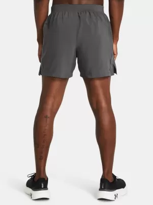 Pantaloni scurți pentru bărbați UNDER ARMOUR LAUNCH 5'' SHORTS 1382617-025 GRI