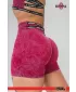 Pantaloni scurți spălați cu talie înaltă HERITAGE 780 RED Nebbia
