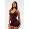 Salopeta de fitness modelanta STRONG BEAUTY 427 DARK RED Nebbia
