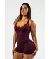 Salopeta de fitness modelanta STRONG BEAUTY 427 DARK RED Nebbia
