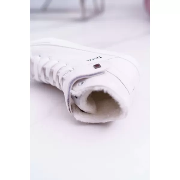  Botine de dama din piele BIG STAR V274541FW WHITE Pantofi Big Star 