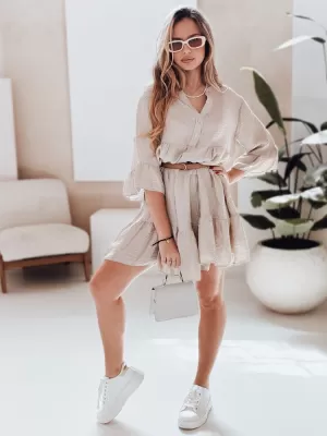 Rochie DSTREET LYVONNE EY2615 BEJ