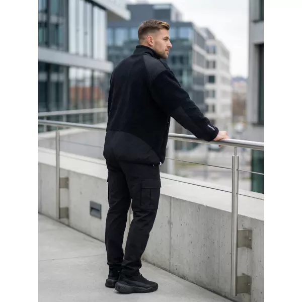  Jachetă pentru bărbați PUMA TECH SOFT TECH RELAXED SHERPA JACKET 632104-01 NEGRU 