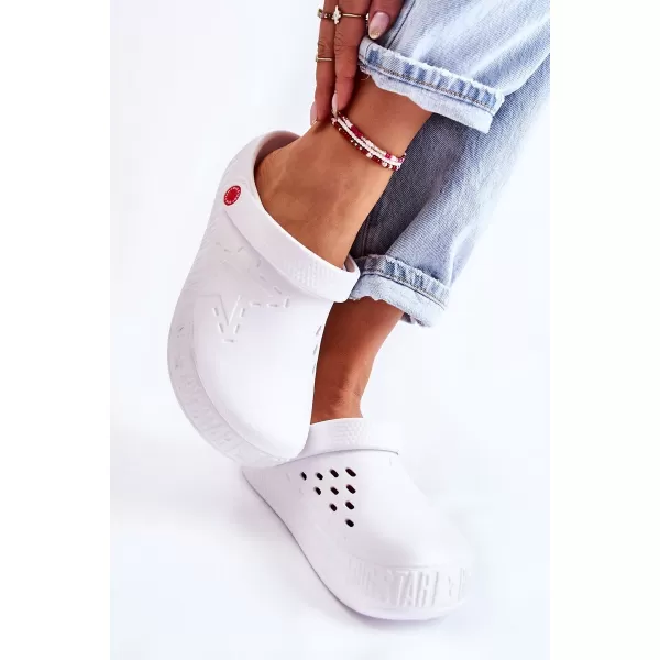 Papuci slip-on dama BIG STAR II275003 WHITE Pantofi Big Star 