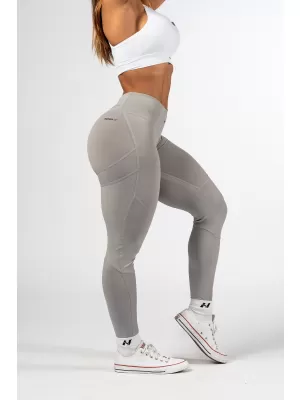 Leggings modelați cu talie înaltă GLUTE PUMP 247 GREY Nebbia