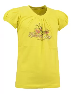 Tricou fetita ALPINE PRO SILVA 2 CHIHLIMBAR