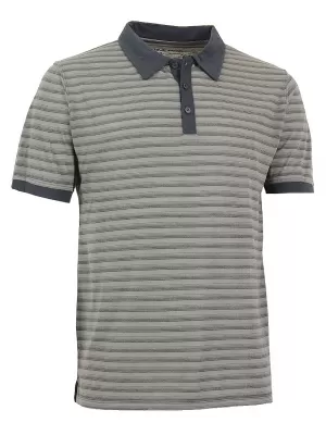 Mens t -thirt cu guler ALPINE PRO JANEIRO 2 GRI
