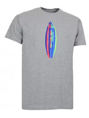 Tricou pentru bărbați NORDBLANC BOARD NBSMT5097 EVIDENȚIERI GRI ÎNCHIS