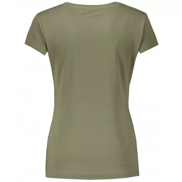  Dámské triko ALTISPORT CARRYOVER ALW001F61 KHAKI/ČERNÁ 