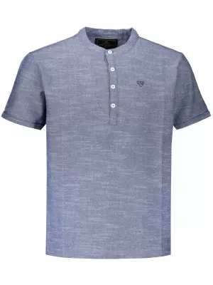 Cămașă pentru bărbați KIXMI LEVAN ALBASTRU