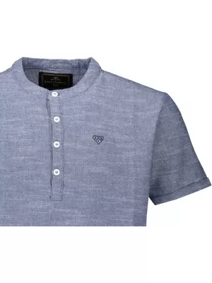 Cămașă pentru bărbați KIXMI LEVAN ALBASTRU