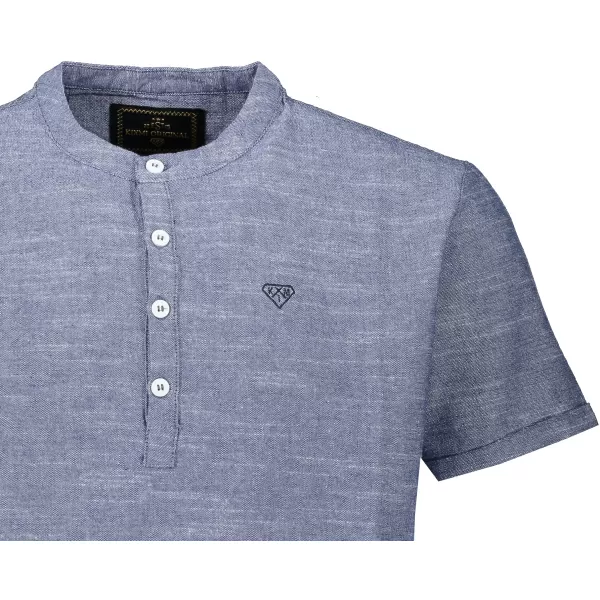  Cămașă pentru bărbați KIXMI LEVAN ALBASTRU 