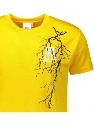 Pánské funkční triko ALTISPORT CARRYOVER ALM027124 ŽLUTÁ