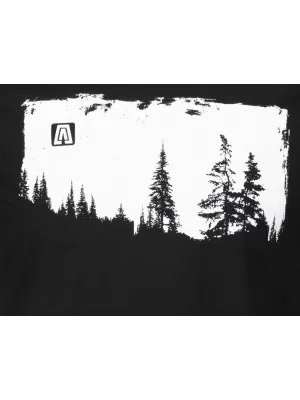 Pánské triko ALTISPORT CARRYOVER ALM111129 ČERNOBÍLÁ