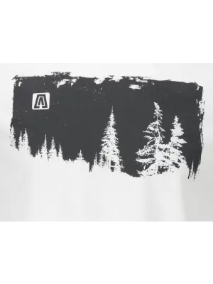 Pánské triko ALTISPORT CARRYOVER ALM111129 BÍLÁ