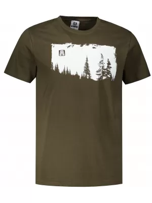 Pánské triko ALTISPORT CARRYOVER ALM111129 MILITARY