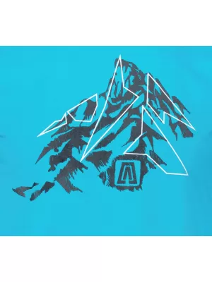 Pánské triko ALTISPORT CARRYOVER ALM115129 TYRKYSOVÁ