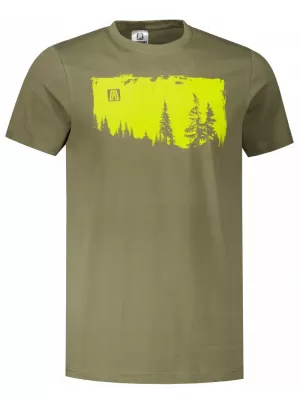 Pánské triko ALTISPORT CARRYOVER ALM111129 KHAKI