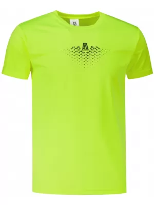 Pánské funkční triko ALTISPORT CARRYOVER ALM148124 LIMETKOVÁ