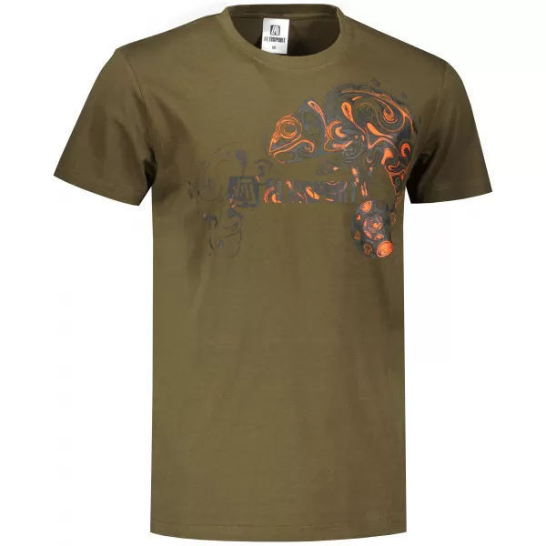  Pánské triko ALTISPORT CARRYOVER ALM136129 MILITARY 