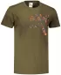 Pánské triko ALTISPORT CARRYOVER ALM136129 MILITARY