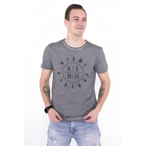 Tricou pentru bărbați KIXMI NADIR GRI 