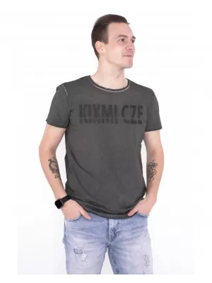 Tricou pentru bărbați KIXMI NARSEY GRI INCHIS