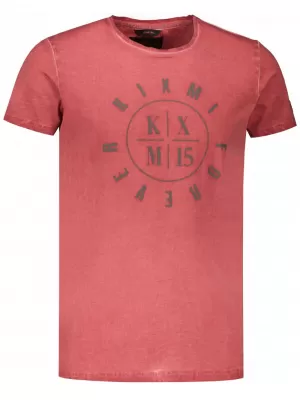 Tricou pentru bărbați KIXMI NADIR BURGUNDIA