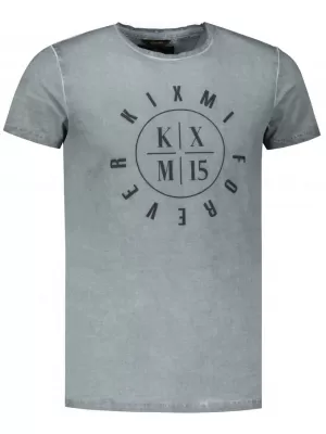 Tricou pentru bărbați KIXMI NADIR GRI