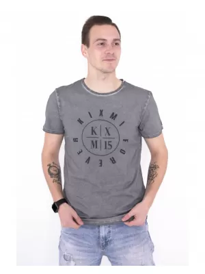 Tricou pentru bărbați KIXMI NADIR GRI